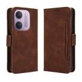 Xiaomi Redmi 17C 5G Cardholder Wallet Case - Brown