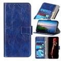 Xiaomi Redmi 9 Wallet Case with Magnetic Closure - Blue