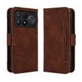 Xiaomi Redmi K100 Pro Max/Poco F9 Ultra Cardholder Wallet Case - Brown