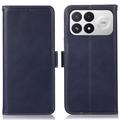 Xiaomi Redmi K100 Pro/Poco F9 Pro Wallet Leather Case with RFID - Blue