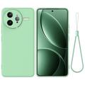Xiaomi Redmi K80 Pro/Poco F7 Ultra Liquid Silicone Case with Hand Strap - Green
