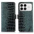 Xiaomi Redmi K90/Poco F8 Pro Crocodile Series Wallet Leather Case with RFID