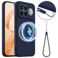 Xiaomi Redmi K90 Pro Max/Poco X8 Ultra Liquid Silicone Case - MagSafe Compatible - Dark Blue
