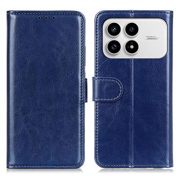 Xiaomi Redmi K90/Poco F8 Pro Wallet Case with Stand - Blue