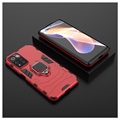 Xiaomi Poco M4 Pro 5G Hybrid Case with Ring Holder - Red