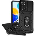 Xiaomi Redmi Note 11/11S Rotary Ring Hybrid Case with Camera Shield