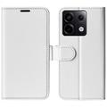 Xiaomi Redmi Note 13 Pro Wallet Case with Magnetic Closure - White