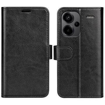 Xiaomi Redmi Note 13 Pro+ Wallet Case with Magnetic Closure - Black