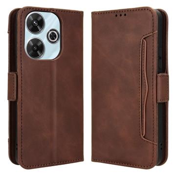 Xiaomi Redmi Note 13R/Redmi 13/Poco M6 4G Cardholder Series Wallet Case - Brown