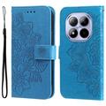 Xiaomi Redmi Note 15 Pro 5G Mandala Series Wallet Case - Blue