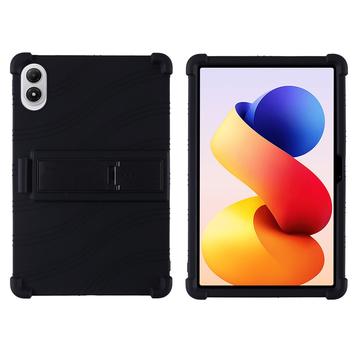 Xiaomi Redmi Pad 2 Pro Silicone Case with Kickstand - Black