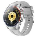Y108 1.32" AMOLED Waterproof Smart Watch with ECG, 100+ Sport Modes - Silver