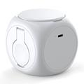 Y22 Cube-Shaped 3-in-1 Wireless Charging Station - White