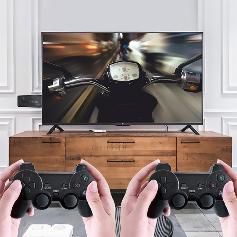 Y3 Lite Video Game Console HD Classic Games Console Dual 2.4G Wireless ...