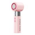 Y41 Folding Handheld Cooling Fan with 3000mAh Battery - Pink