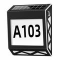YH1101 Stainless Steel Solar House Number Light - Black