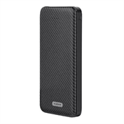 YK-Design YKP-020 Power Bank 20000mAh - 2x USB - Carbon Fiber Black