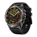 YK15 IP68 Waterproof Outdoor Smart Watch with Bluetooth Calling - Black