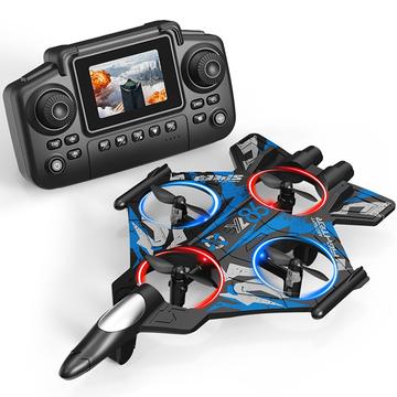 YL86 RC Drone with 2.4" Screen Controller - Blue