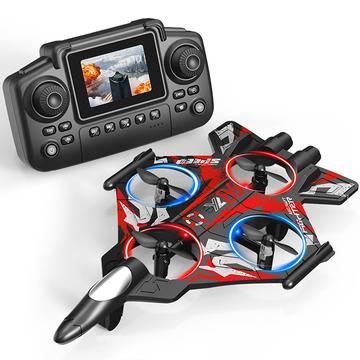 YL86 RC Drone with 2.4" Screen Controller - Red