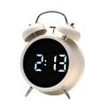 YY6031 Ultra-Loud Digital Alarm Clock with Voice Activation - 120db - White