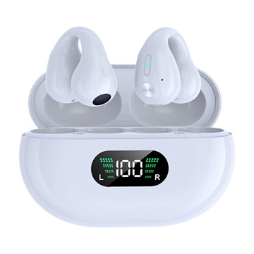 YYK Q80 Noise Reduction Open Fit TWS Earphones - White