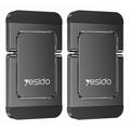 Yesido LP11 Zinc Alloy Laptop Riser Stand - 2 Pcs. - Black