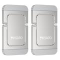 Yesido LP11 Zinc Alloy Laptop Riser Stand - 2 Pcs. - Silver