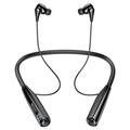 Yesido YSP22 Bluetooth Neckband Headphones with LED Power Display - Black