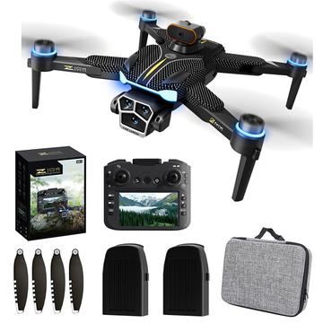Z104 Optical Flow Brushless Drone with 4.3" Display Controller - Black