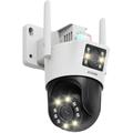 ZOSI C298SE 6MP Dual-Lens Camera with AI Tracking, Colour Night Vision & Two-Way Audio
