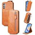 Samsung Galaxy A34 5G Zipper Pocket Vertical Flip Case