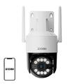 Zosi C296 8MP Dual Pan/Tilt Outdoor Wi-Fi Camera with 32GB microSD