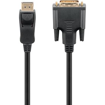 Goobay DisplayPort 1.2 / DVI-D Adapter Cable - Gold Plated - 3m