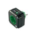 Ansmann Energy Saving Mains Socket AES1 - Green / Black