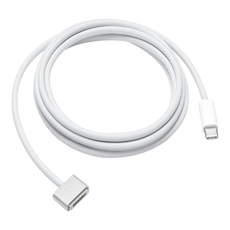 Apple 24 pin USB-C (male) - Apple MagSafe 3 Power Cable - White