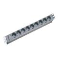 Bachmann Power Strip 9-Plug 16A - 2m - Grey
