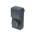 brennenstuhl DDT IP44 Outdoor Timer - Black