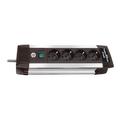 Brennenstuhl Premium-Alu-Line Power Strip with 4 Sockets - 1.8m