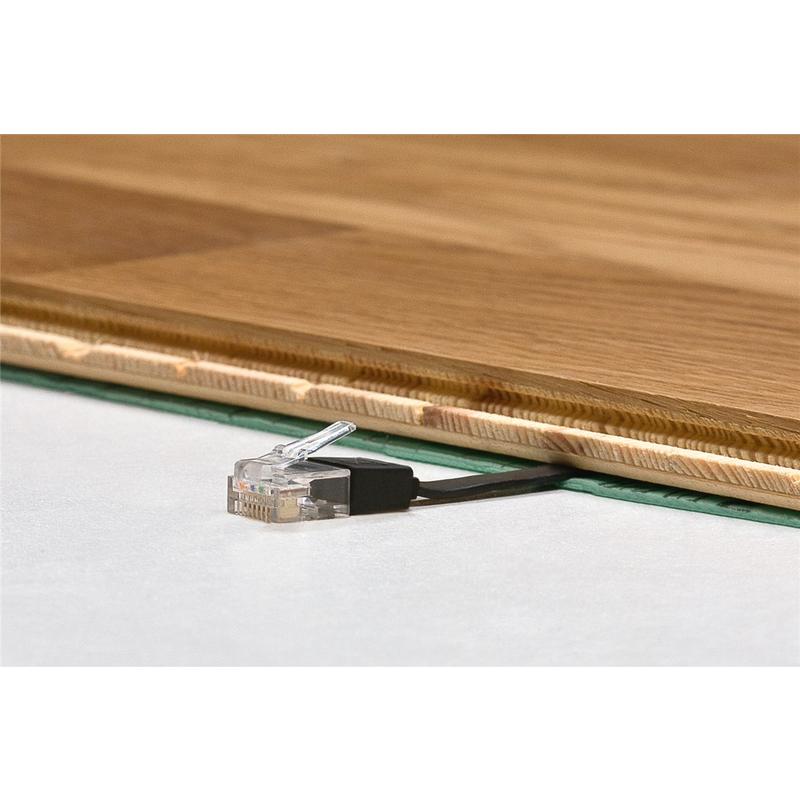 Goobay RJ45 U/UTP CAT 5e Flat Network Cable 0.5m White