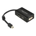 DeLOCK DisplayPort adapter - 16cm - Sort