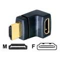 Delock Adapter HDMI male > HDMI female - Black
