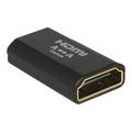 Delock Adapter High Speed HDMI with Ethernet - HDMI-A female > HDMI-A female
