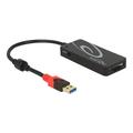 Delock 3-Port SuperSpeed USB 5 Gbps Hub - Black