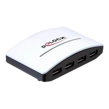 Delock 4-Port USB 3.0 External Hub - White