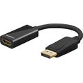 Goobay DisplayPort / HDMI Adapter Cable - Gold Plated - Black