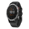 Garmin fenix 6 Solar Sportsur - 47mm - Sort / Sølv 