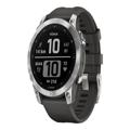 Garmin fenix 7 Sportsur - 47 mm - Sort / Sølv