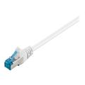 goobay CAT 6a SFTP, PiMF 25cm Patchkabel - Hvid