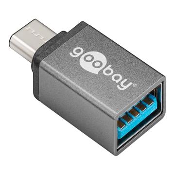 goobay USB 3.0 USB-C adapter - Grå